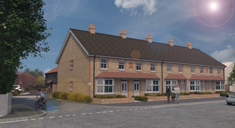 CGI of the new GCHA homes in Meopham